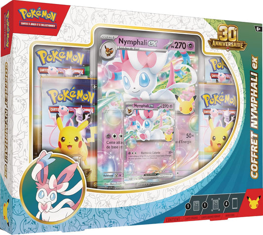 Pokémon : Coffret 30ᵉ Anniversaire – Nymphali-ex du JCC Pokémon